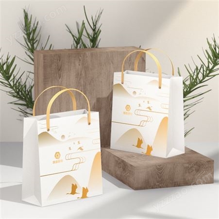 万佳印业纸手提袋便携式食品白卡支持定制印刷设计