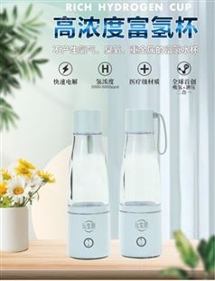 长盛源 富氢水杯 健康 高浓度水素杯 氢氧分离 养生制氢水杯 H8富氢杯
