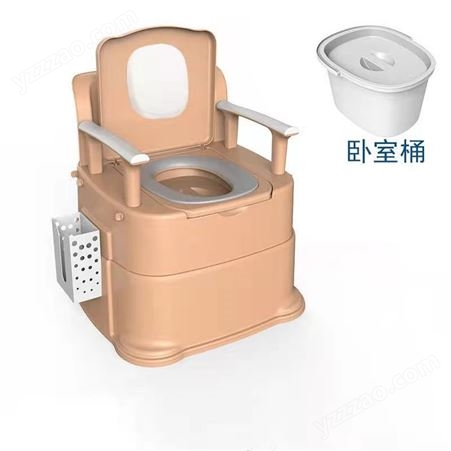 老人坐便器家用 可移动孕妇马桶 便携式成人老年人防臭室内坐便椅
