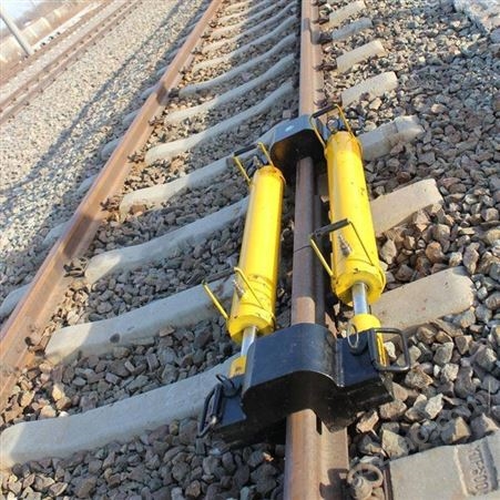 华铁 YLS-700液压钢轨拉伸器 拆断修复铁轨器 火车铁路轨道拉伸机