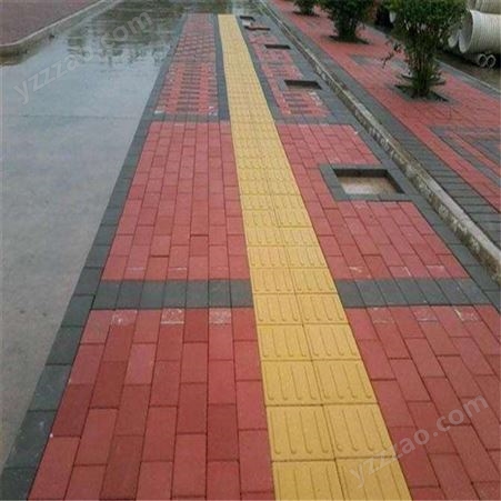 人行道铺路用 混凝土透水面包砖 彩砖 美观耐用 路面砖