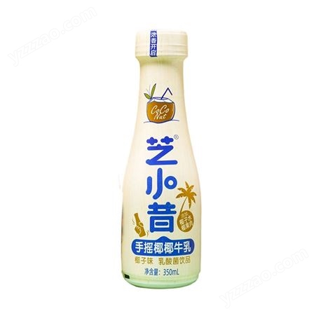 芝小昔手摇椰椰牛乳椰子味乳酸菌饮品乳饮料350ml厂家招商