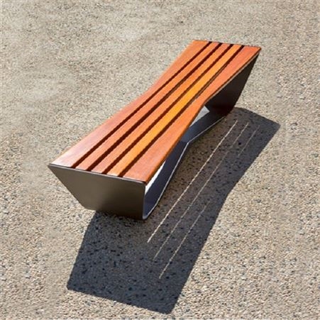 加工定制户外长椅 花园广场现代简约公园椅 商场公共木质长条凳