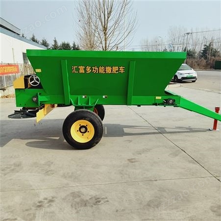 大型撒肥机 农用撒粪车 4方拖拉机牵引式撒肥车 生产加工扬粪机