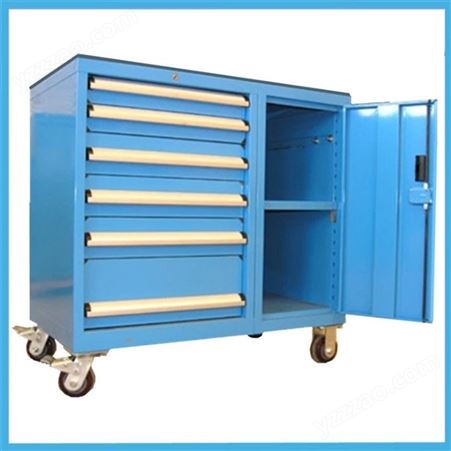 金鸿 多功能移动零件盒组合工具柜 抽屉式车间零件柜 重型工具车
