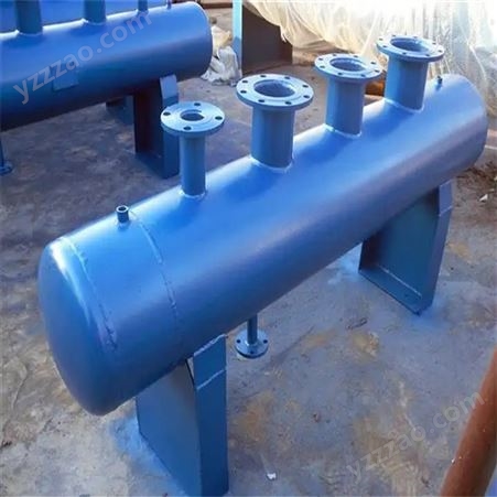 XJFJSQ-001空调分流集分水器地暖管道水循环碳钢不锈钢分气缸