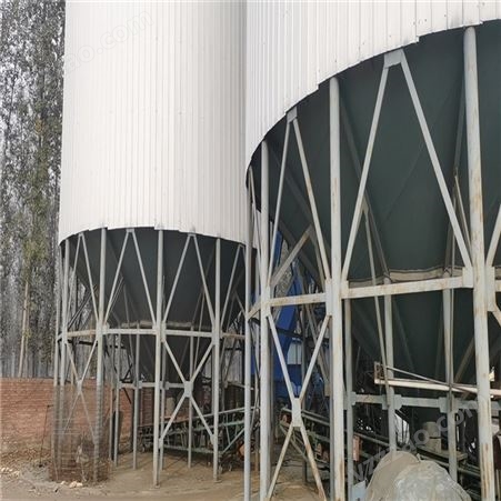 500吨粮仓钢板仓 大豆玉米储存罐 粮吨小麦稻谷输送机定制