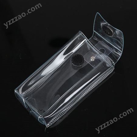 新款软胶PVC墨镜收纳袋 老花镜眼镜盒子 透明近视眼镜盒生产定制