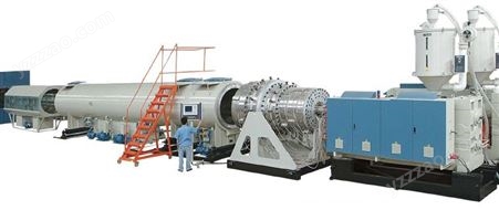 金纬机械大口径HDPE供水管、燃气管挤出生产线