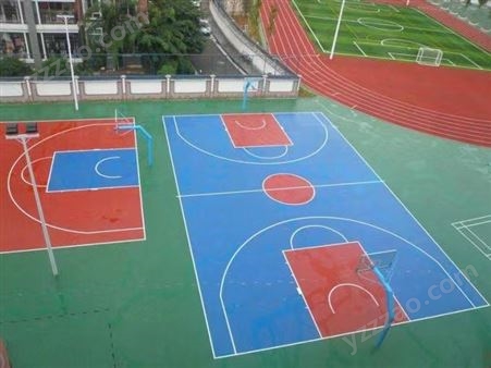 8mm篮球场硅Pu_学校翻新运动场推荐