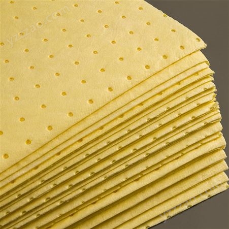 邦拭（BONSSUE）KQ21-1-2工业擦拭布 重型吸油棉 黄色装只吸油加厚4.5mm 40cm×50cm/片