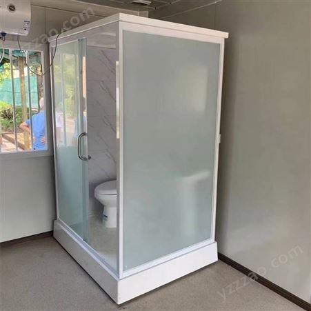 厂家批发洗澡浴室 工程款淋浴房 玻璃钢底盘干湿分离 整体卫生间