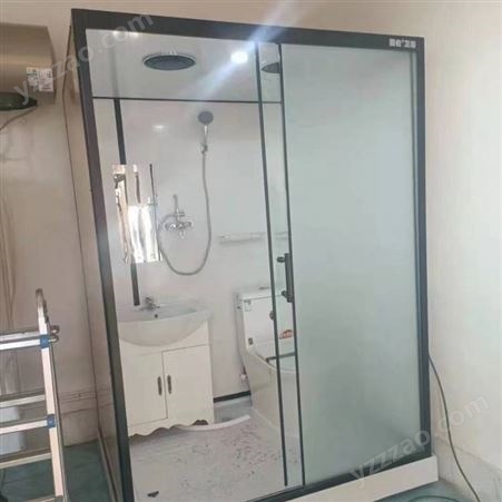 眉山工程款卫生间 民宿酒店工地卫浴 干湿分离一体淋浴房