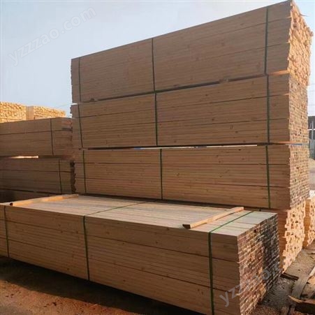建筑工地专用熏蒸方木 松木 耐磨木方条 建亿建筑