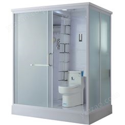 供应整体淋浴房 集成一体卫浴 工地方舱卫生间干湿分离