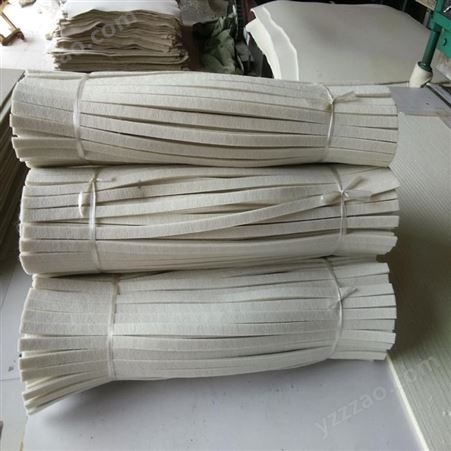 正元毛毡工业细白羊毛毡条密封自粘毛毡垫片