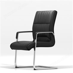 皮质高背电脑椅 舒适办公会议桌椅班前椅 简约现代家用电竞海绵椅子