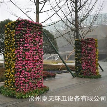 定制 绿植雕塑花柱 花柱生产厂家 景观花柱柱 可订购