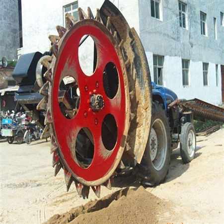 马路开槽机 圆盘开沟机 大型打沟机 混凝土路面挖沟机 兴农机械