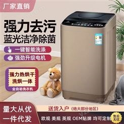 小型天鹅洲全自动洗衣机7.5/15公斤家用迷你热烘干甩干波轮大容量
