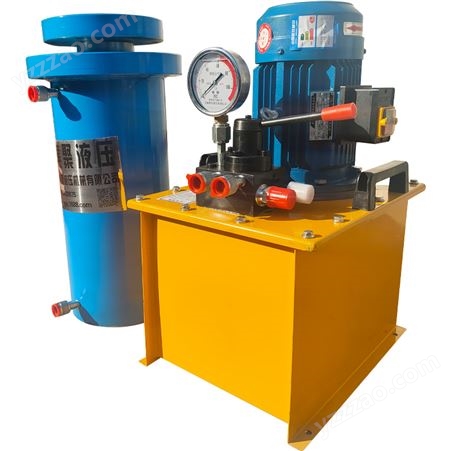 超高压电动液压泵大功率液压系统总成定制100吨200吨双向液压油缸