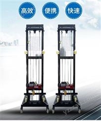 专业生产电动工厂升降机可移动建筑工地上砖机10米上砖升降机平台