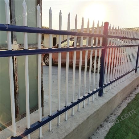 新余世腾院子铁栅栏工厂围墙锌钢护栏厂家工厂锌钢护栏定制